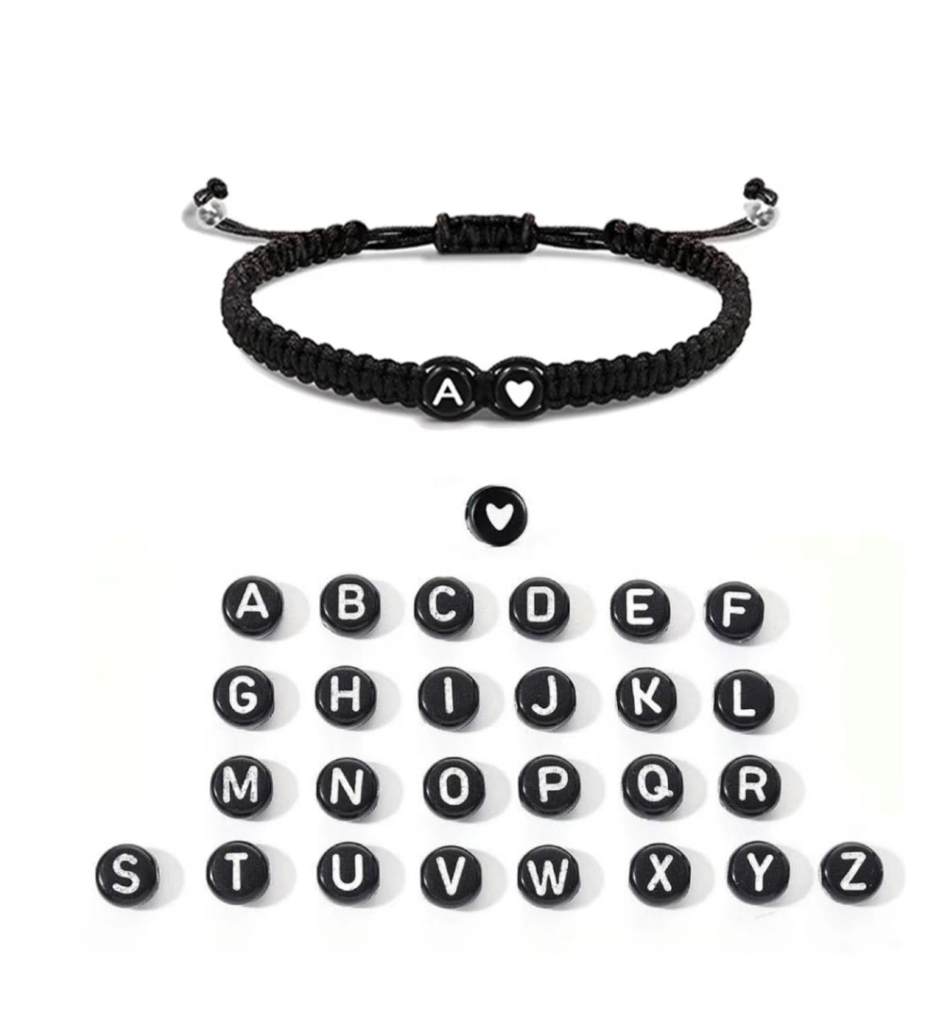 Initial heart Bracelet