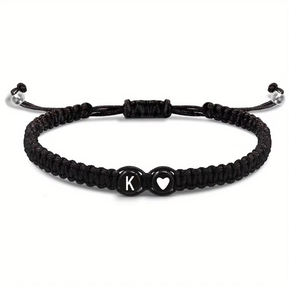 Initial heart Bracelet