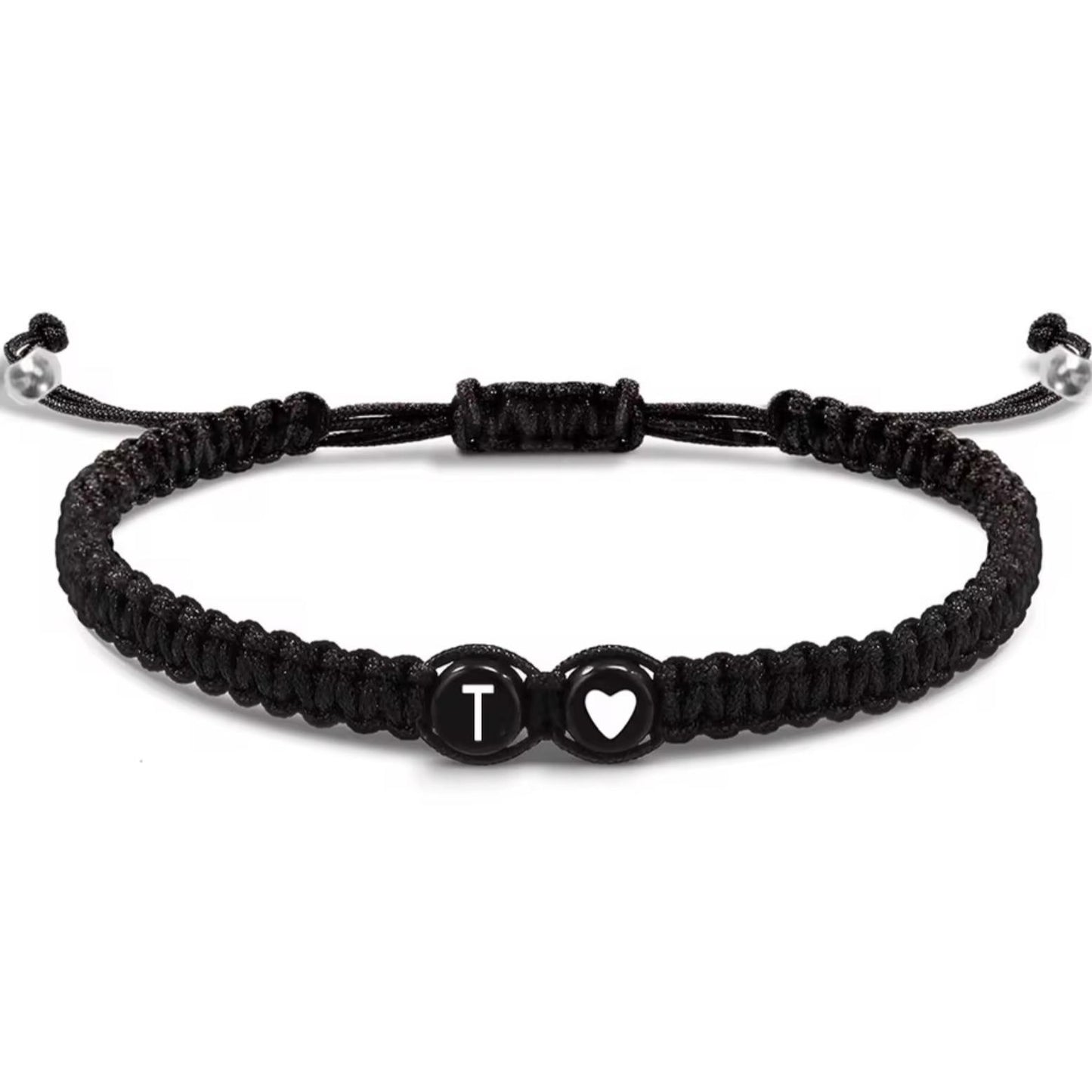 Initial heart Bracelet