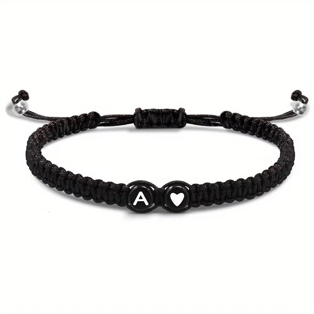 Initial heart Bracelet