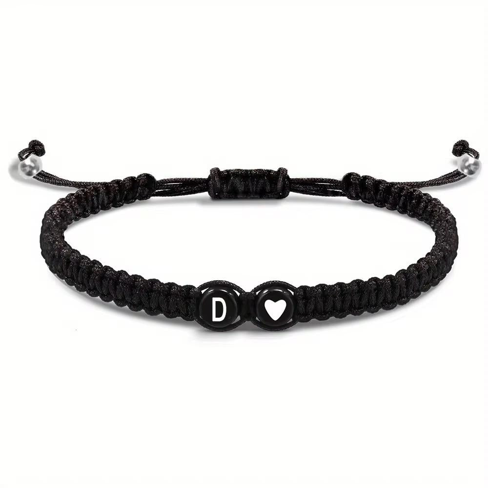 Initial heart Bracelet